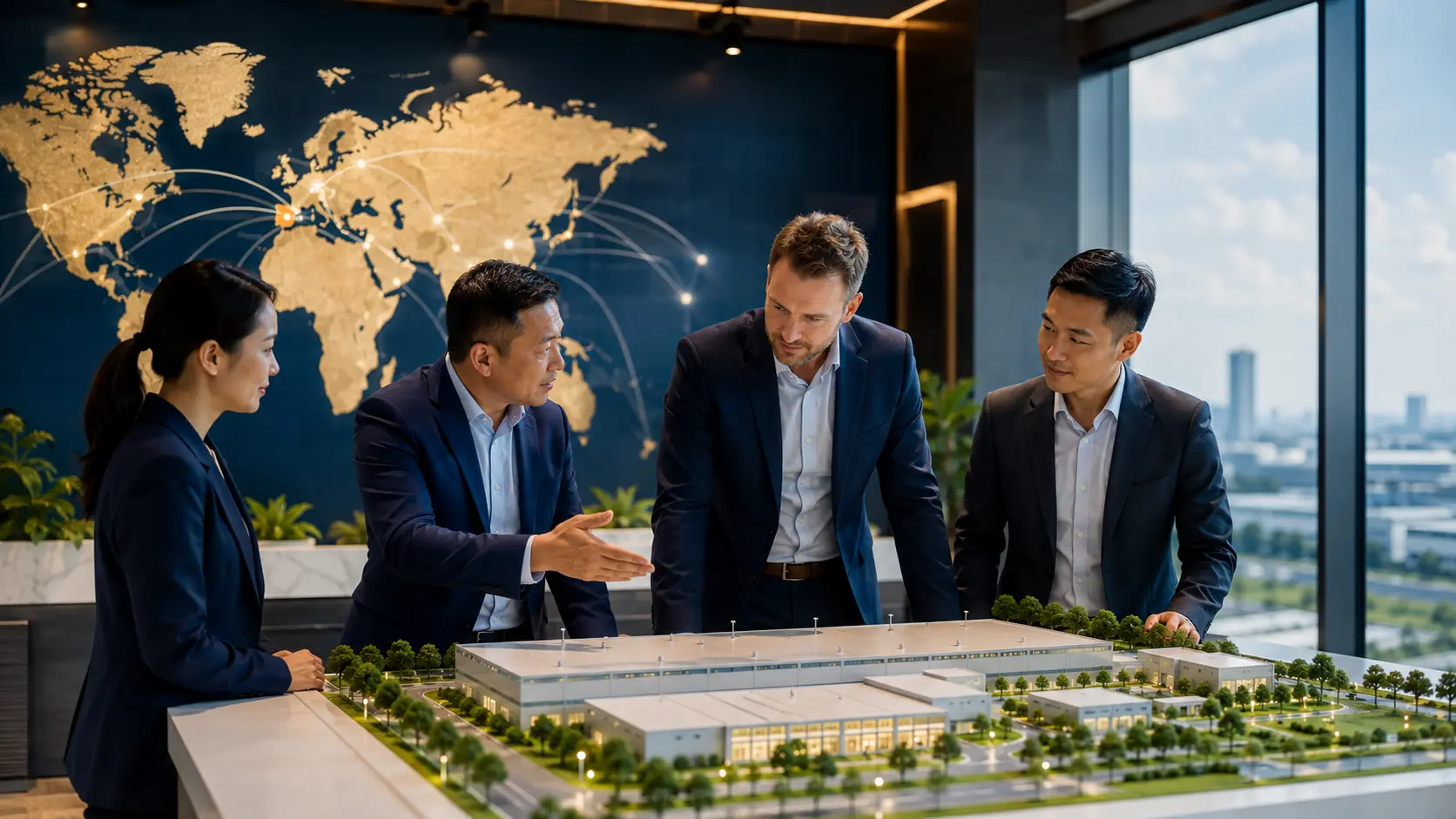 Kết nối FDI tại Việt Nam Nhà đầu tư quốc tế làm việc với cố vấn kết nối FDI tại Việt Nam