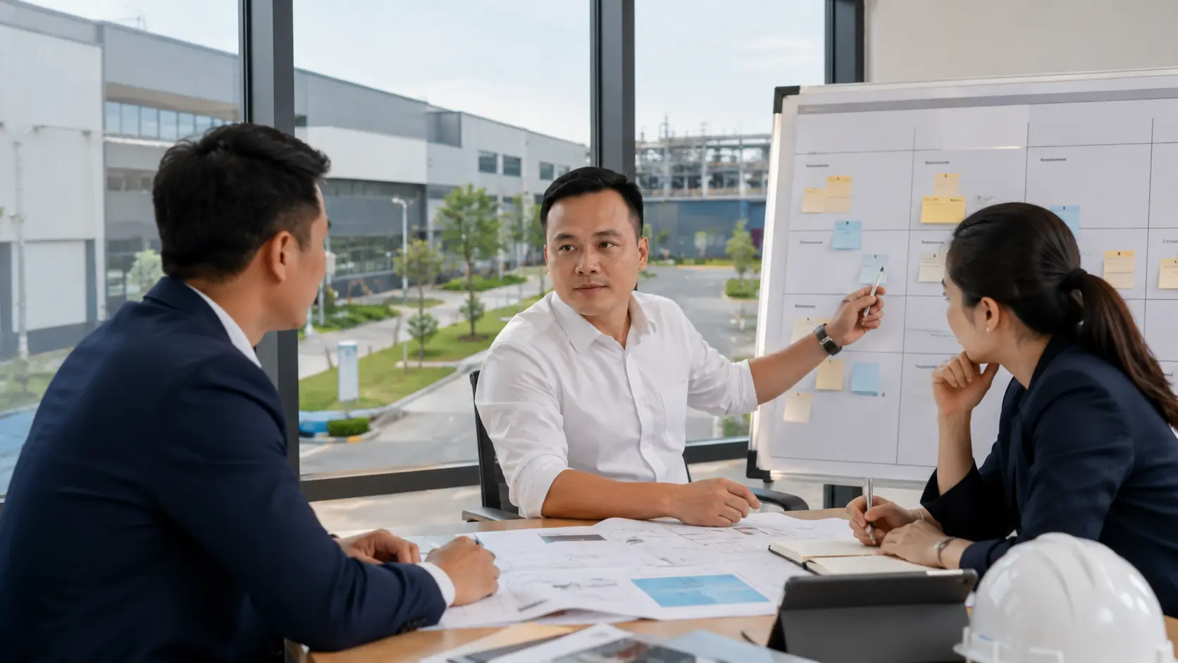 Nguyễn Cảnh Quyền kết nối và đồng hành cùng doanh nghiệp trong dự án công nghiệp