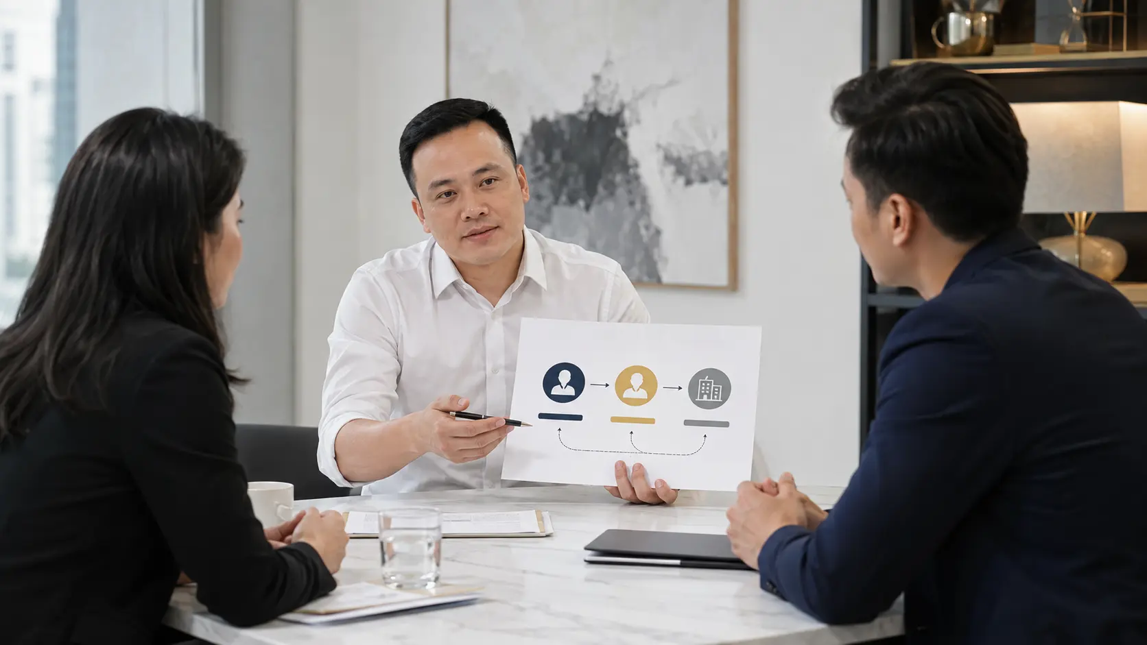 Minh bạch vai trò trong kết nối đầu tư Nguyễn Cảnh Quyền giải thích minh bạch vai trò giữa các bên kết nối