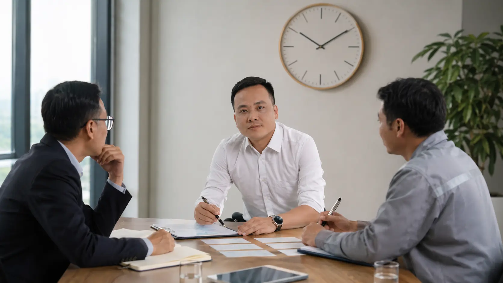 Tôn trọng thời gian trong kết nối Nguyễn Cảnh Quyền tổ chức cuộc họp kết nối đúng trọng tâm và thời gian